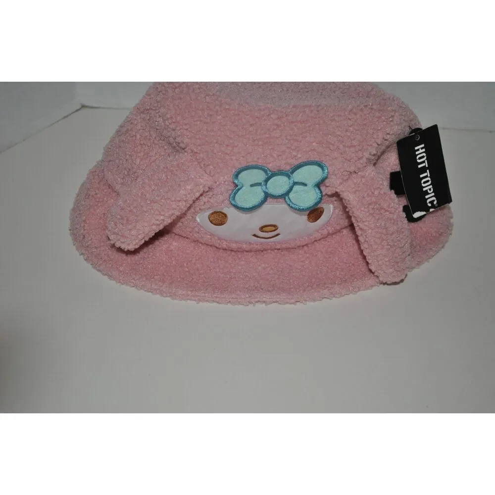 Top Topic Sanrio My Melody Sherpa Bucket Hat NEW